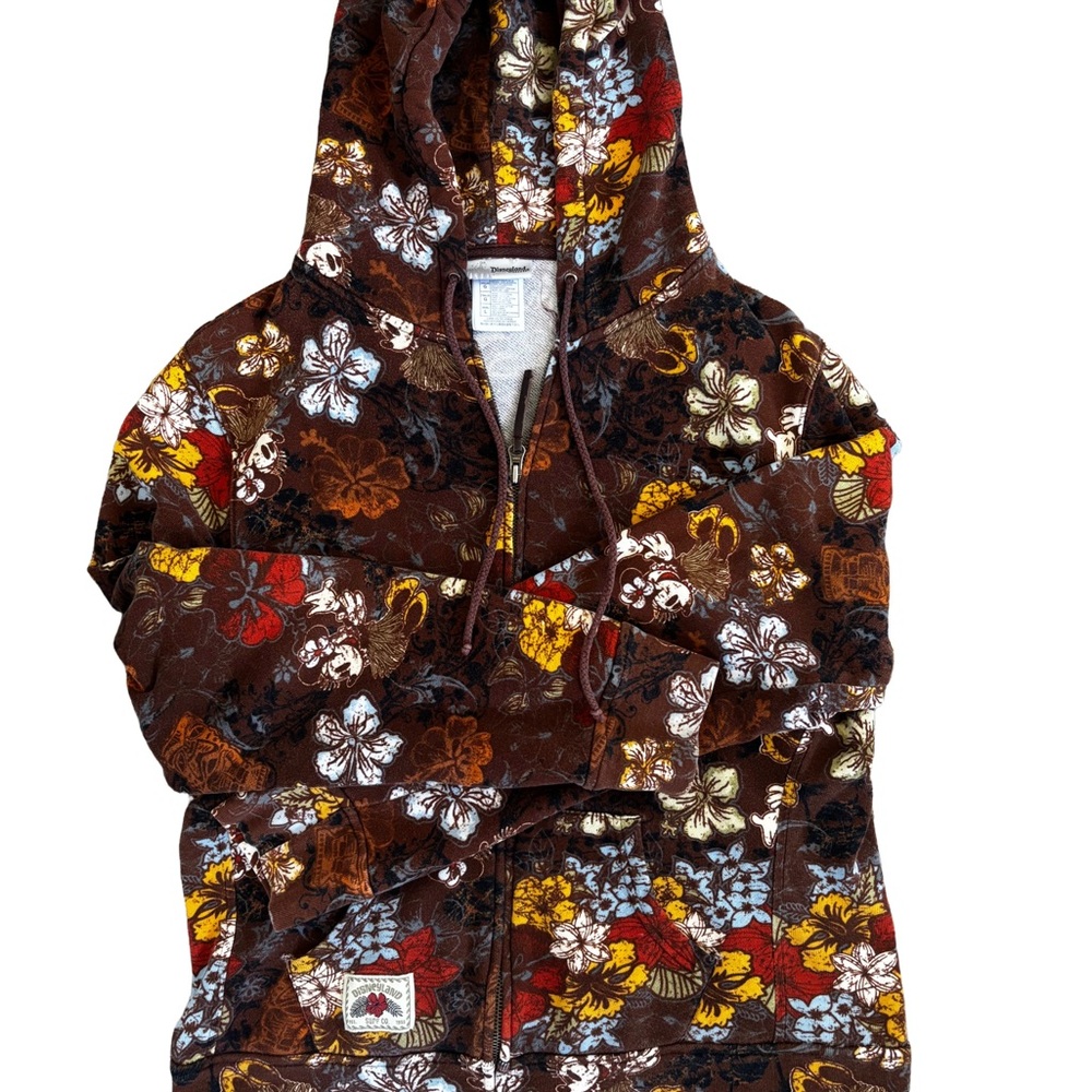 Disney Surf Co Floral Patterned Hoodie - Picture 2 of 6